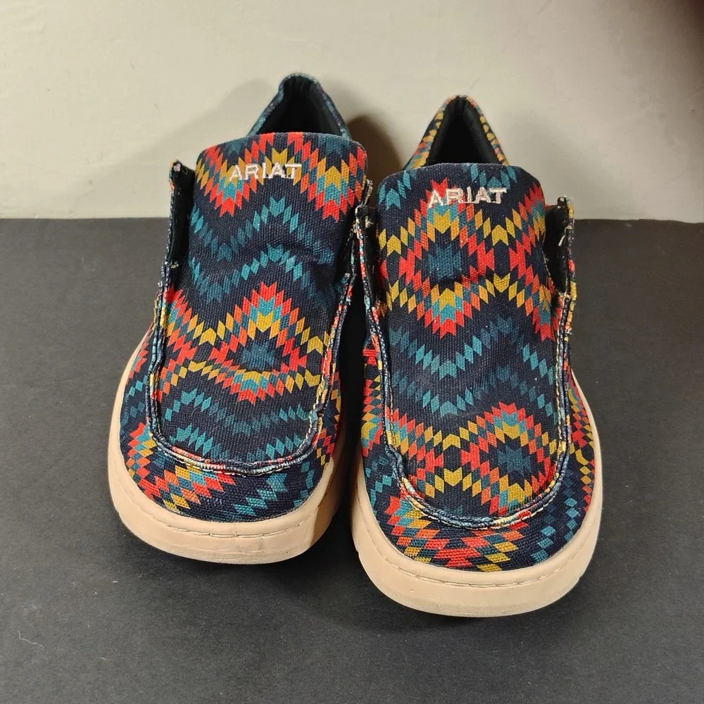 Ariat Hilo Men 10.5D Multicolor Textile Southwestern Slip On Shoes 10035816